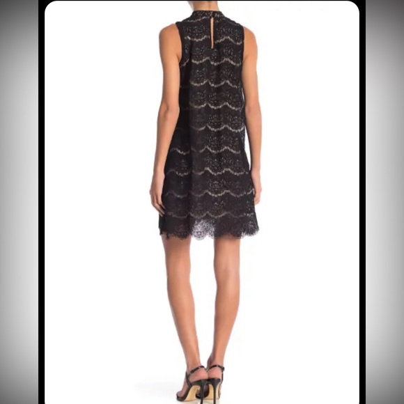 Black Lace Shift Dress - Picture 7 of 7